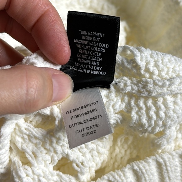 Torrid Cream Open Weaver Sweater Size 00 - Picture 9 of 9